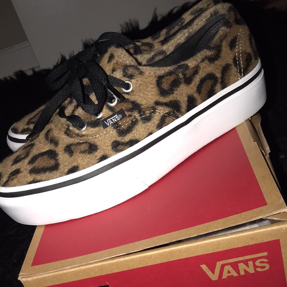 Leopard Vans Platform